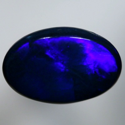 SOLID BLACK OPAL Burning Royal blue